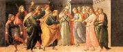 BARTOLOMEO DI GIOVANNI Predella: Marriage of Mary oil painting on canvas